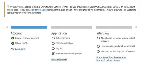goes trusted traveler login|How to Apply for Global Entry .